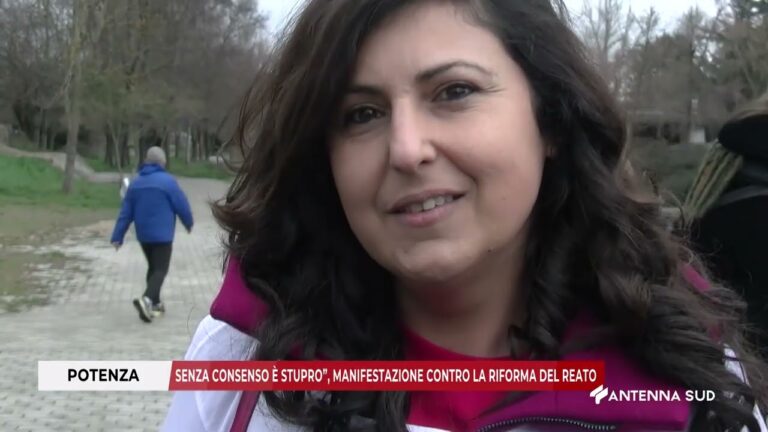 15 FEBBRAIO 2026   POTENZA SENZA CONSENSO È STUPRO”, MANIFESTAZIONE CONTRO LA RIFORMA DEL REATO
