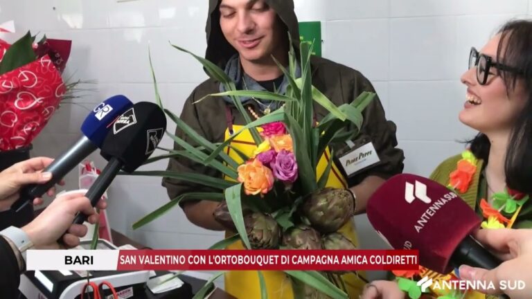 14 FEBBRAIO 2026 – BARI, SAN VALENTINO CON L’ORTOBOUQUET DI CAMPAGNA AMICA COLDIRETTI