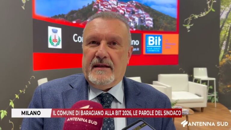MILANO: IL COMUNE DI BARAGIANO ALLA BIT 2026, LE PAROLE DEL SINDACO