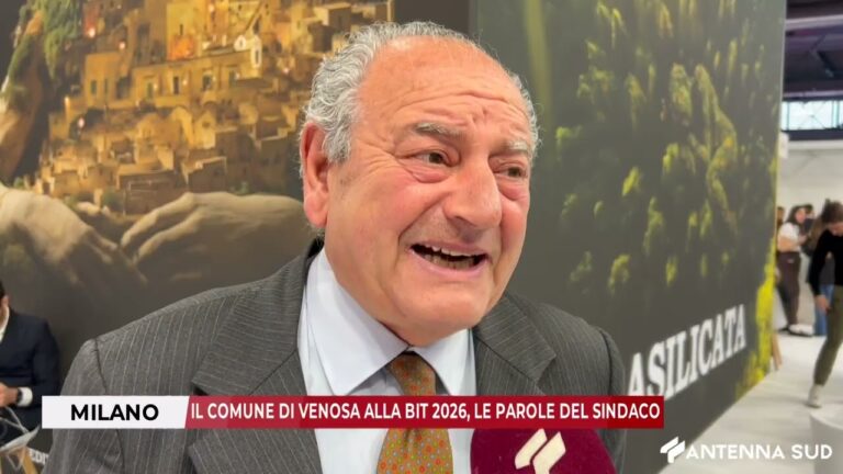 MILANO: IL COMUNE DI VENOSA ALLA BIT 2026, LE PAROLE DEL SINDACO