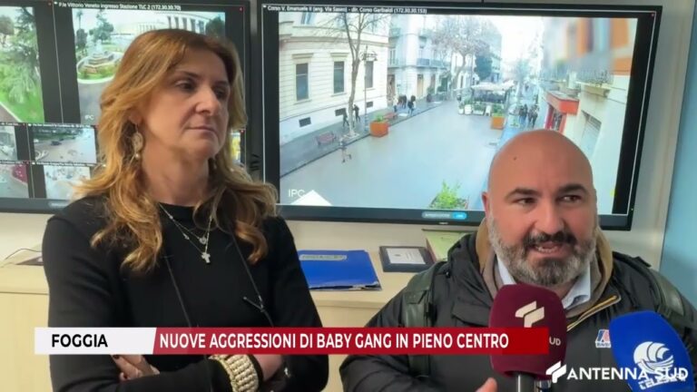 17 FEBBRAIO 2026 – FOGGIA, NUOVE AGGRESSIONI DI BABY GANG IN PIENO CENTRO