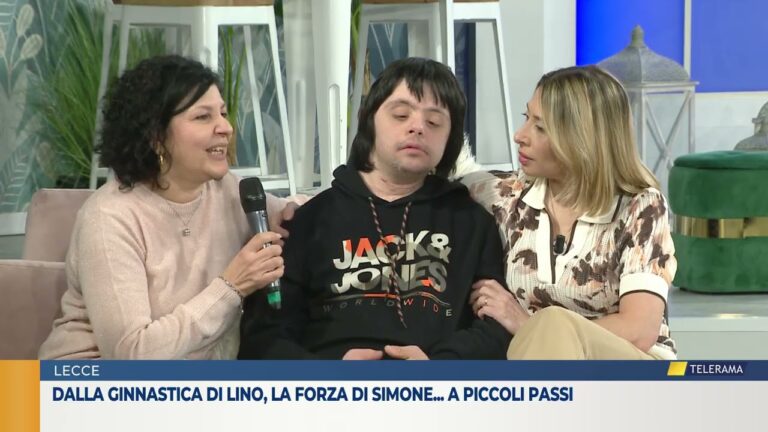 Dalla ginnastica di Lino, la forza di Simone… a piccoli passi