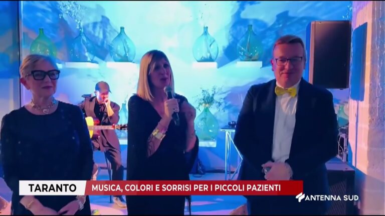 18 FEBBRAIO 2026 – TARANTO – MUSICA, COLORI E SORRISI PER I PICCOLI PAZIENTI
