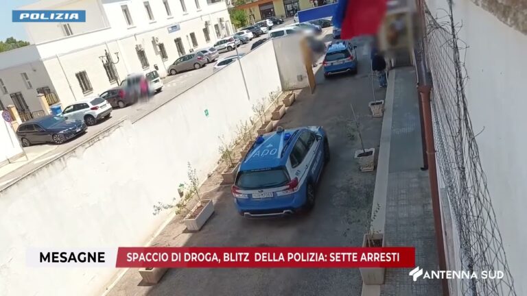 19 FEBBRAIO 2026   MESAGNE BR   SPACCIO DI DROGA, BLITZ  DELLA POLIZIA  SETTE ARRESTI