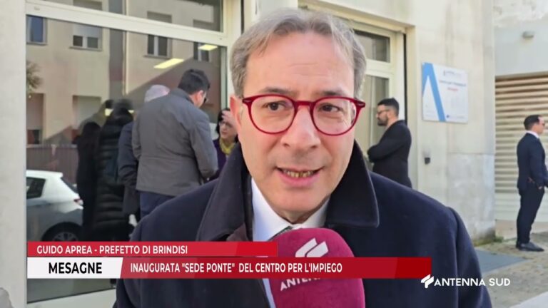 19 FEBBRAIO 2026   MESAGNE BR   INAUGURATA SEDE PONTE  DEL CENTRO PER L’IMPIEGO