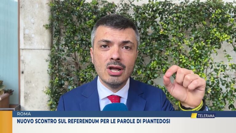 ROMA. nuovo scontro sul referendum per le parole di piantedosi
