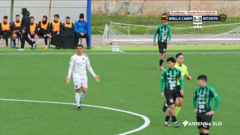 19 FEBBRAIO 2026 – ECCELLENZA: BRILLA CAMPI – BITONTO 1-1