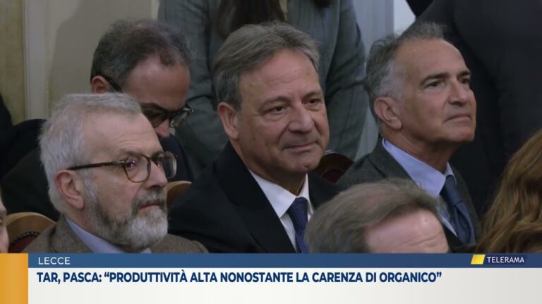 Tar, Pasca: “Produttività alta nonostante la carenza di organico”