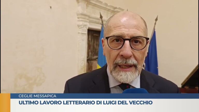Ultimo lavoro letterario di Luigi del vecchio