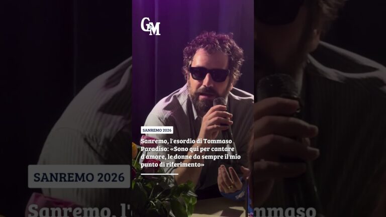 #Sanremo2026, l’esordio di #TommasoParadiso: «Le donne da sempre il mio punto di riferimento»