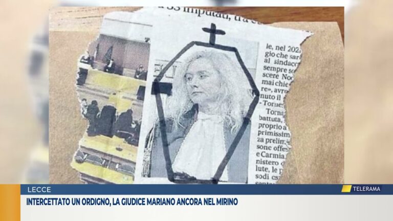 Intercettato un ordigno, la giudice Mariano ancora nel mirino