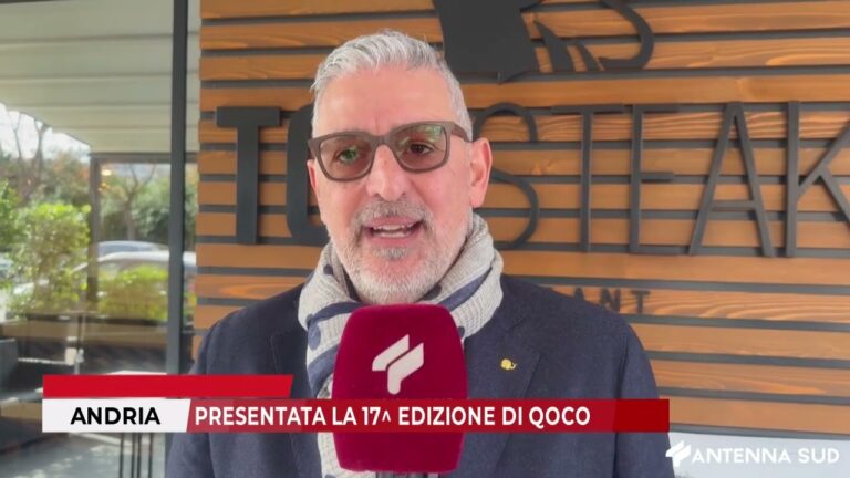 24 FEBBRAIO 2026 – ANDRIA: PRESENTATA LA 17^ EDIZIONE DI QOCO
