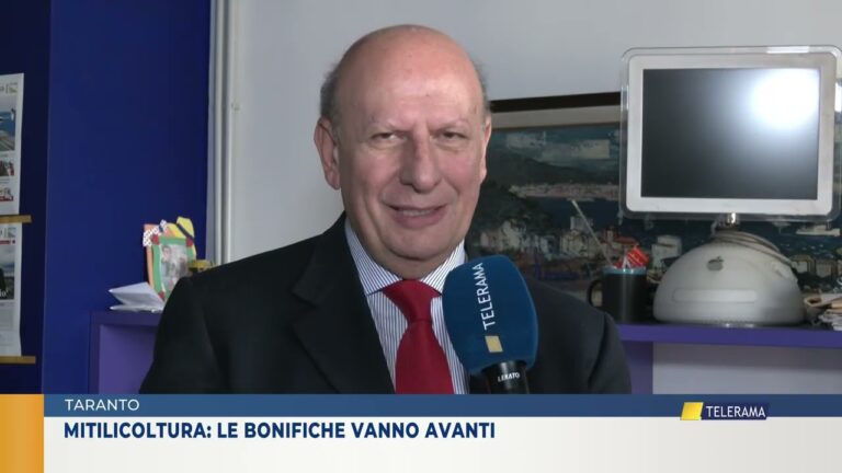 TARANTO MITICOLTURA LE BONIFICHE VANNO AVANTI