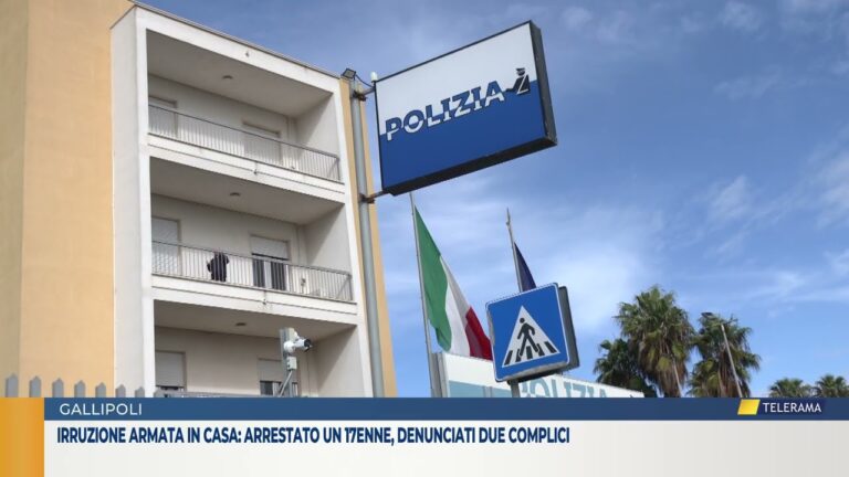 Irruzione armata in casa: arrestato un 17enne, denunciati due complici