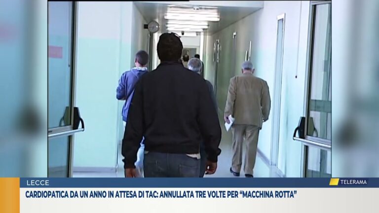 Cardiopatica da un anno in attesa di Tac: annullata tre volte per “macchina rotta”