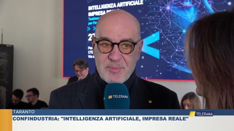 TARANTO CONFINDUSTRIA INTELLIGENZA ARTIFICIALE IMPRESA REALE