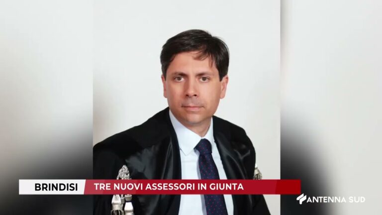 26 FEBBRAIO 2026   BRINDISI   TRE NUOVI ASSESSORI IN GIUNTA