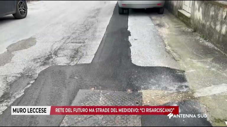27 FEBBRAIO 2026 – MURO LECCESE – RETE DEL FUTURO MA STRADE DEL MEDIOEVO: “CI RISARCISCANO”