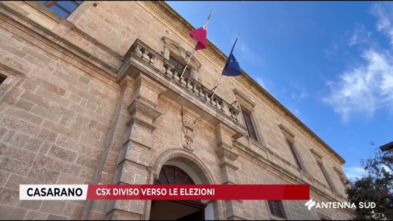 27 FEBBRAIO 2026   CASARANO   CSX DIVISO VERSO LE ELEZIONI