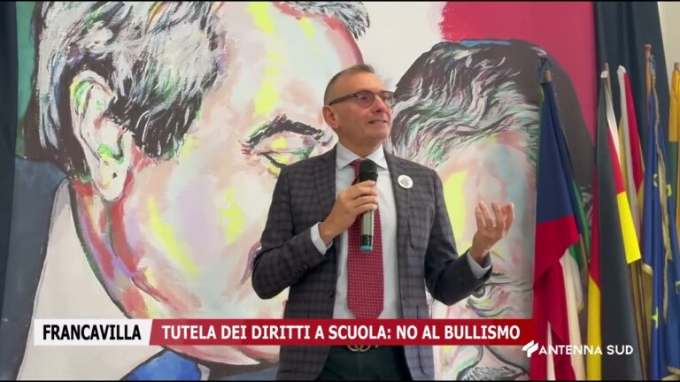 27 FEBBRAIO 2026    FRANCAVILLA F NA TA   TUTELA DEI DIRITTI A SCUOLA, NOA LA BULLISMO