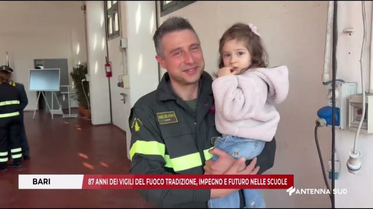 27 FEBBRAIO 2026    BARI   87 ANNI DEI VIGILI DEL FUOCO TRADIZIONE, IMPEGNO E FUTURO NELLE SCUOLE