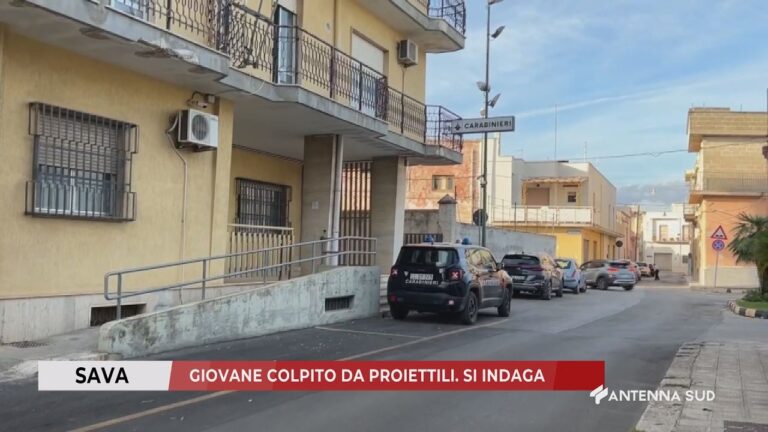 28 FEBBRAIO – SAVA (TA) – GIOVANE COLPITO DA PROIETTILI. SI INDAGA
