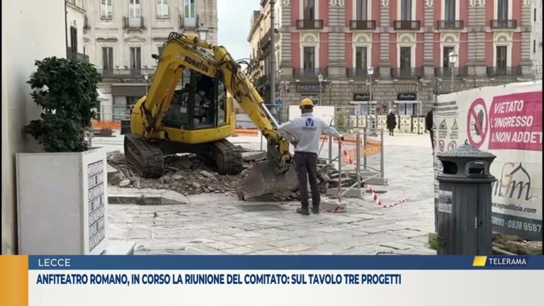 Anfiteatro romano, in corso la riunione del Comitato: sul tavolo tre progetti