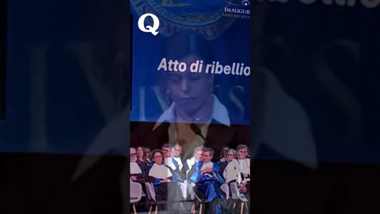 Università di Bari, il discorso della studentessa iraniana Melika