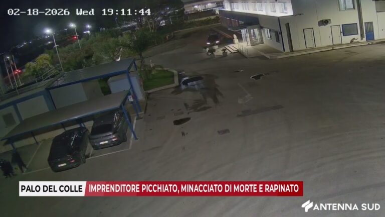 28 FEBBRAIO 2026 – PALO DEL COLLE: IMPRENDITORE PICCHIATO, MINACCIATO DI MORTE E RAPINATO