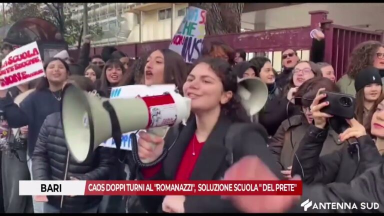 1 MARZO 2026 – BARI: CAOS DOPPI TURNI AL “ROMANAZZI”, SOLUZIONE SCUOLA “DEL PRETE”