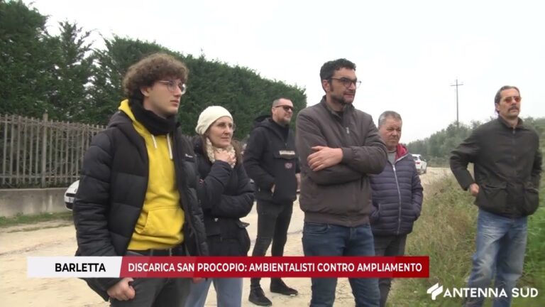 28 FEBBRAIO 2026 – BARLETTA / DISCARICA SAN PROCOPIO, AMBIENTALISTI CONTRO AMPLIAMENTO
