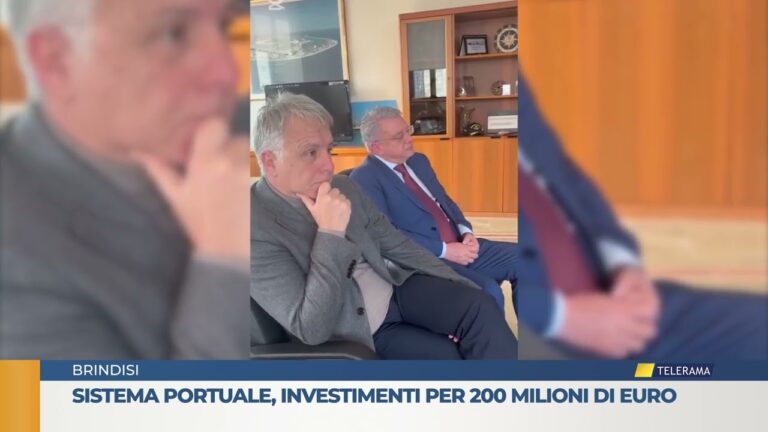 Sistema portuale investimenti per 200 milioni di euro