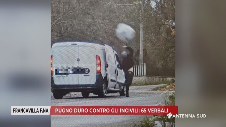 02 MARZO 2026 – FRANCAVILLA FONTANA (BR) – PUGNO DURO CONTRO GLI INCIVILI: 65 VERBALI