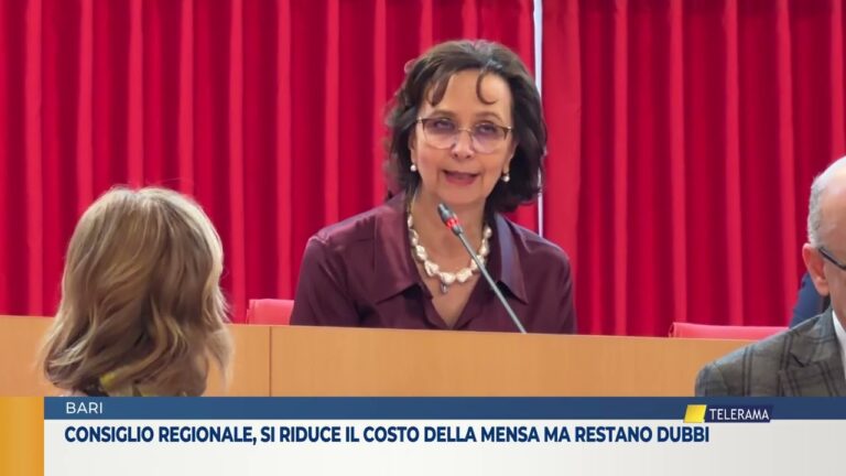 Consiglio regionale, si riduce il costo della mensa ma restano dubbi