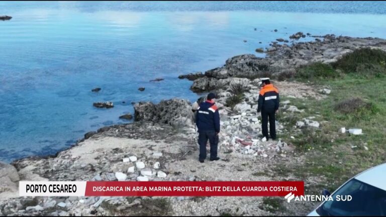 02 MARZO 2026   NARDÒ LE    PORTO CESAREO – DISCARICA IN AREA MARINA PROTETTA; BLITZ DELLA GUARDIA C