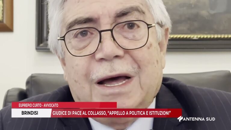 03 MARZO 2026 – BRINDISI – GIUDICE DI PACE AL COLLASSO, APPELLO A POLITICA E ISTITUZIONI