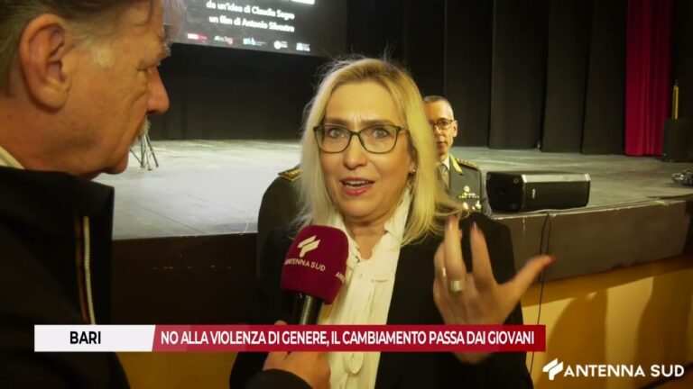 03 MARZO 2026 –  BARI: NO ALLA VIOLENZA DI GENERE, IL CAMBIAMENTO PASSA DAI GIOVANI