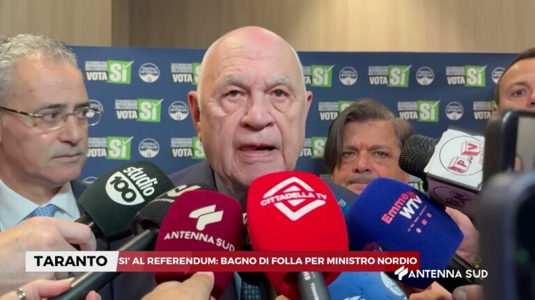 04 MARZO 2026   TARANTO   SI’ AL REFERENDUM, BAGNO DI FOLLA PER IL MINISTRO NORDIO