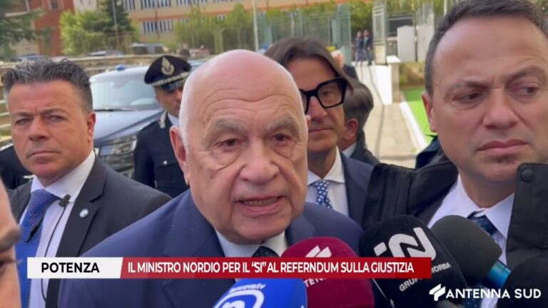 4 MARZO 2026 – POTENZA, IL MINISTRO NORDIO PER IL “SI” AL REFERNDUM SULLA GIUSTIZIA