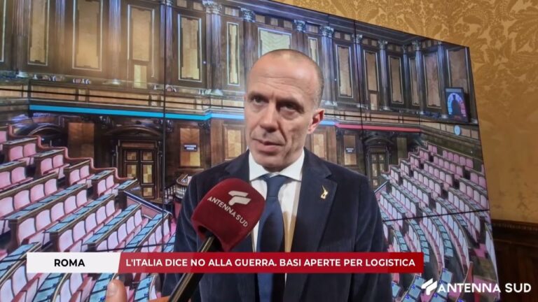 6 MARZO 2026 – ROMA: L’ITALIA DICE NO ALLA GUERRA. BASI APERTE PER LOGISTICA