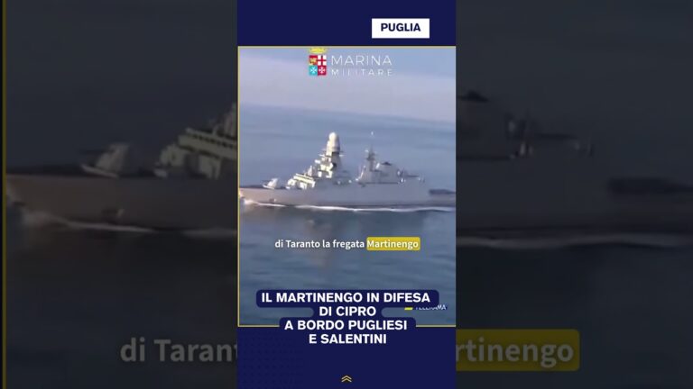 IL MARTINENGO IN DIFESA DI CIPRO A BORDO PUGLIESI E SALENTINI