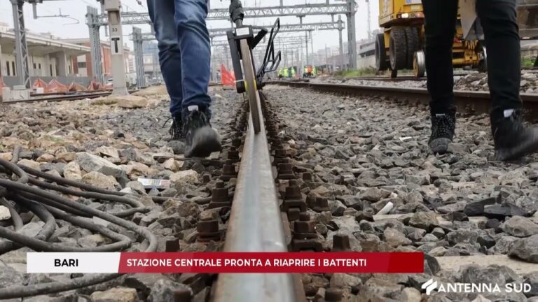 07 MARZO 2026 – BARI STAZIONE CENTRALE PRONTA A RIAPRIRE I BATTENTI