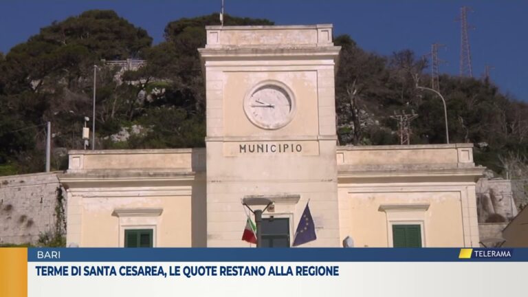 TERME DI SANTA CESAREA LE QUOTE RESTANO ALLA REGIONE