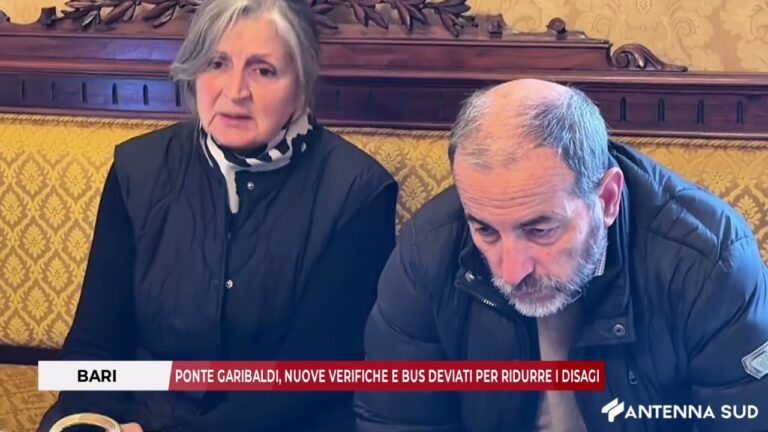 9 MARZO 2026 – BARI: PONTE GARIBALDI, NUOVE VERIFICHE E BUS DEVIATI PER RIDURRE I DISAGI