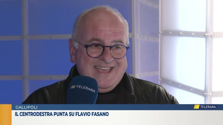 Il centrodestra punta su Flavio Fasano