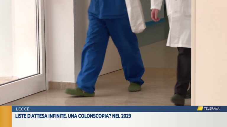 LISTE D’ATTESA INFINITE. UNA COLONSCOPIA? NEL 2029