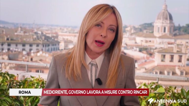10 MARZO 2026 – ROMA: MEDIORIENTE, GOVERNO LAVORA A MISURE CONTRO RINCARI