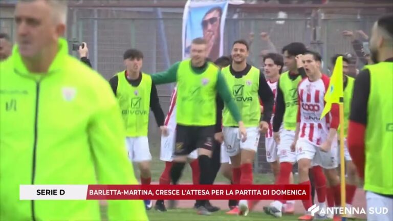 10 MARZO 2026 – SERIE D: BARLETTA-MARTINA, CRESCE L’ATTESA PER LA PARTITA DI DOMENICA