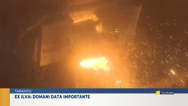 Taranto ex Ilva: domani data importante