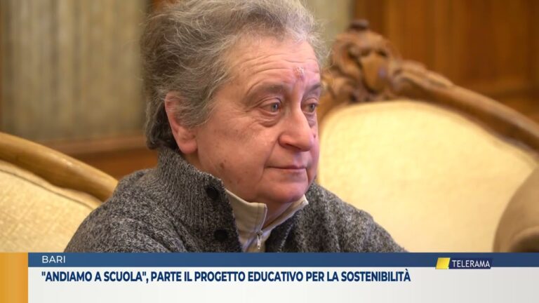 BARI. “ANDIAMO A SCUOLA”, PARTE IL PROGETTO EDUCATIVO PER LA SOSTENIBILITÀ